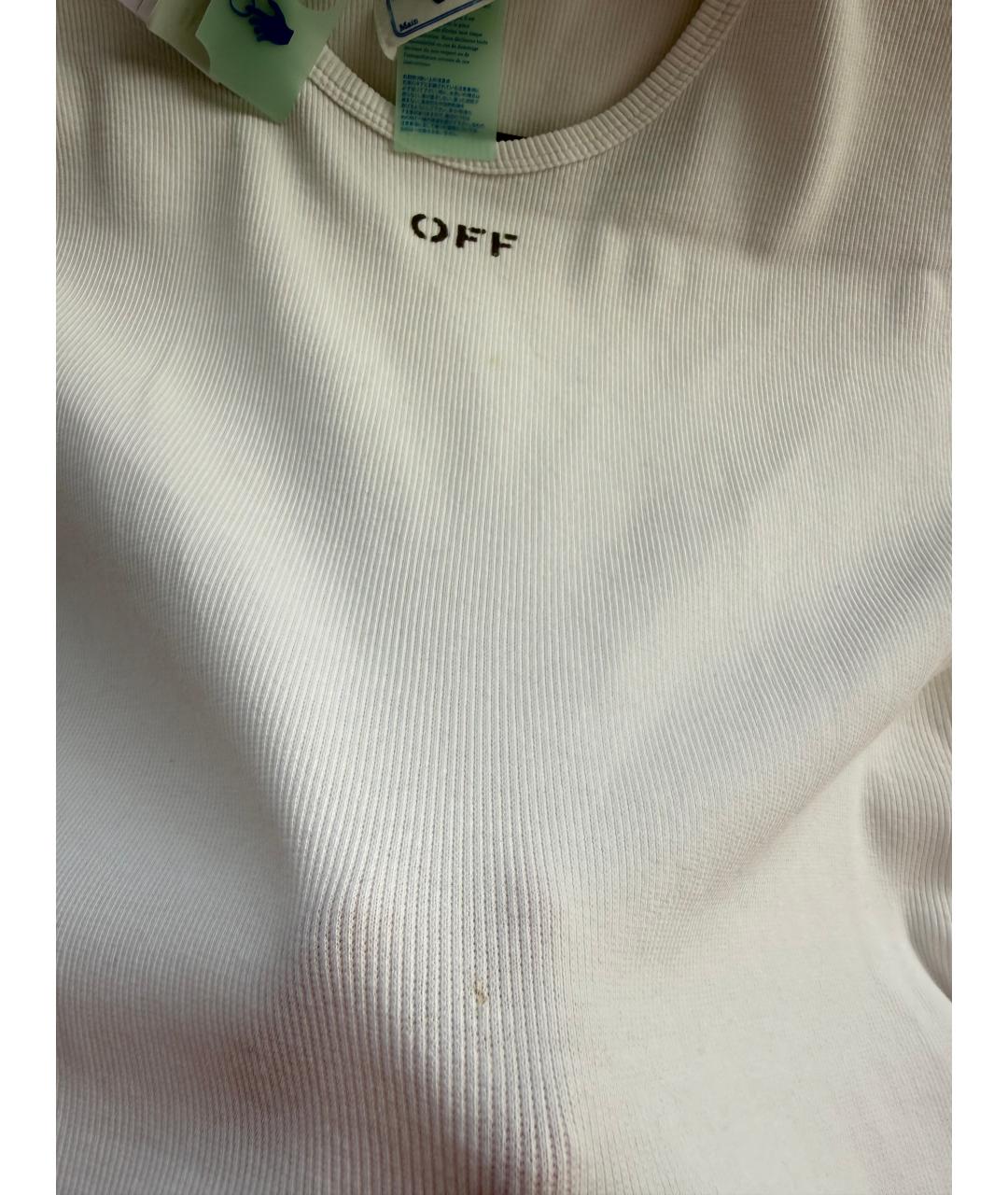 OFF-WHITE Белая футболка, фото 5