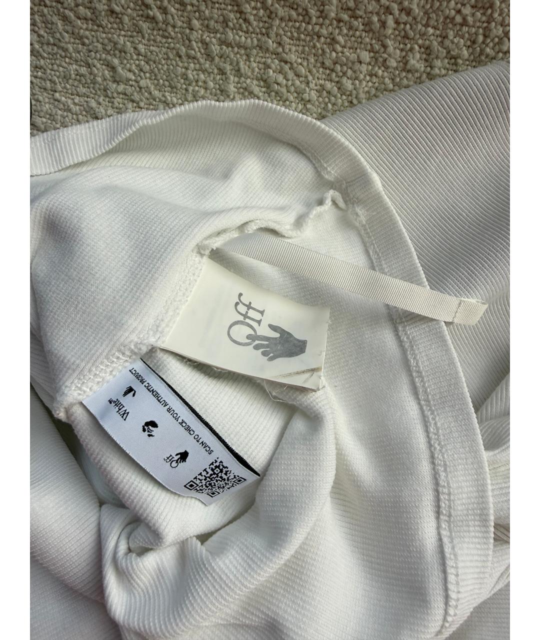 OFF-WHITE Белая футболка, фото 6