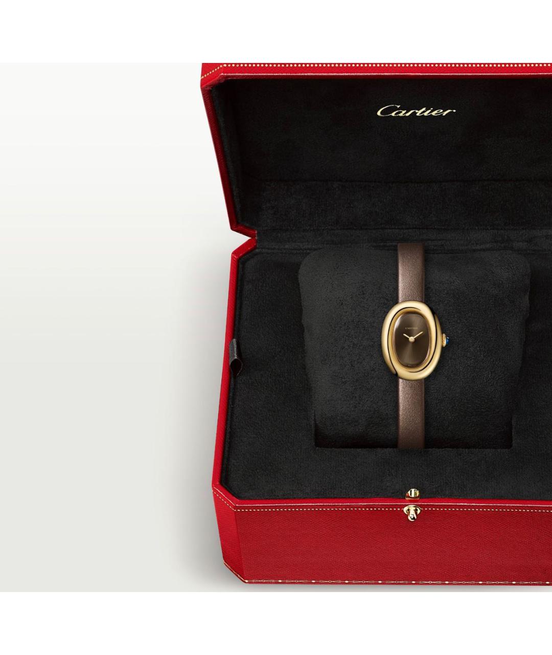 CARTIER Коричневые часы, фото 2