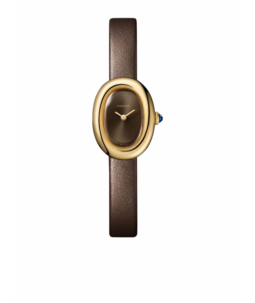 CARTIER Коричневые часы, фото 1