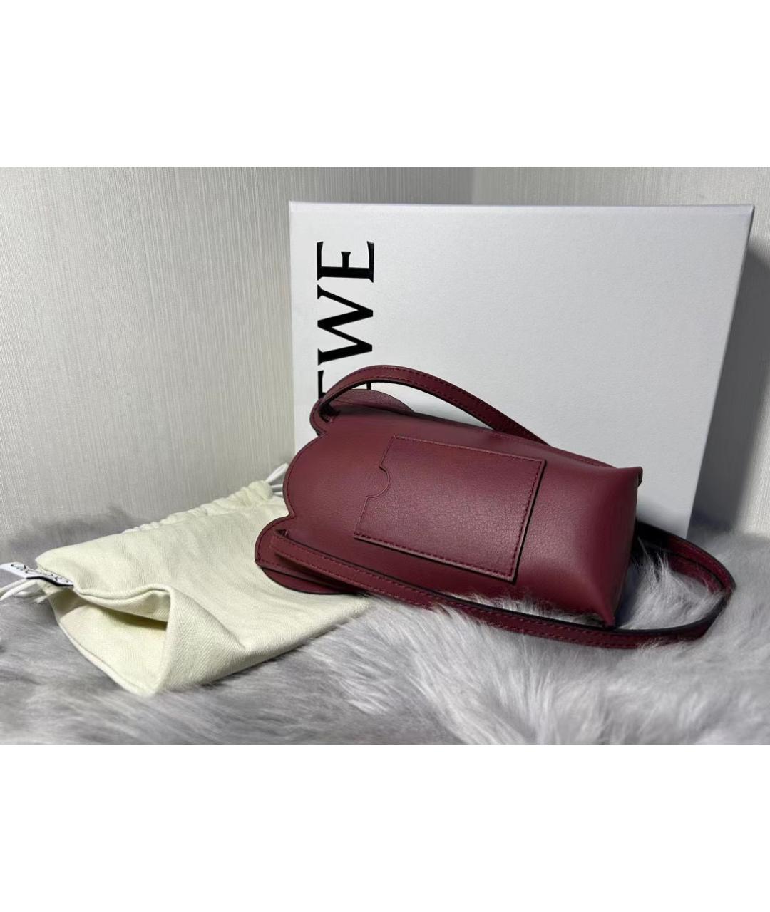 LOEWE Коричневая кожаная сумка через плечо, фото 7