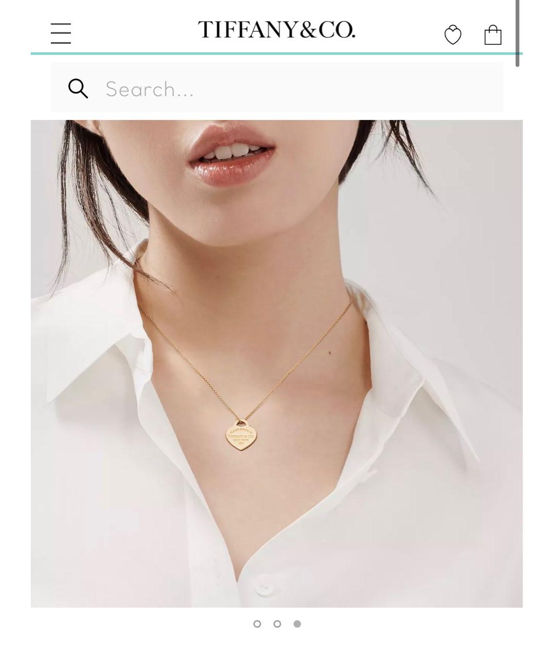 TIFFANY&CO Желтое колье из желтого золота, фото 5