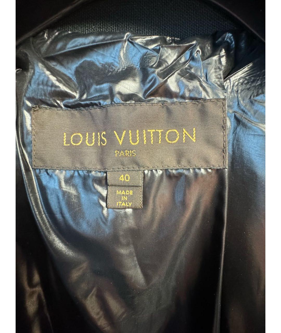 LOUIS VUITTON Черный пуховик, фото 4