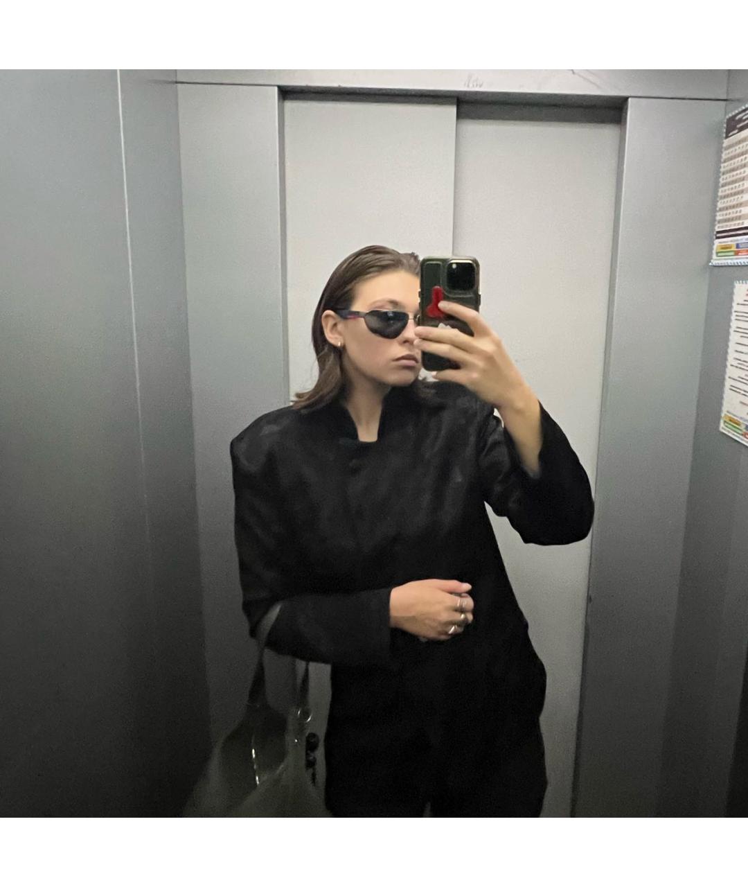 PRADA Темно-синие пластиковые солнцезащитные очки, фото 5