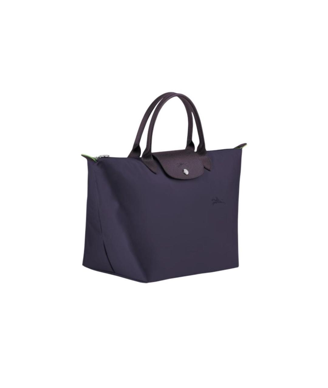 LONGCHAMP Темно-синяя тканевая сумка тоут, фото 2