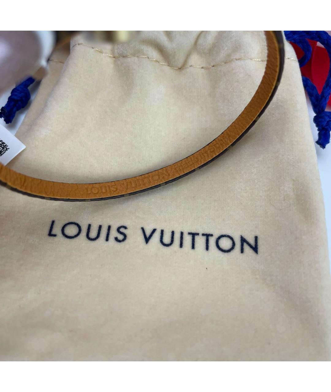 LOUIS VUITTON Коричневый браслет, фото 3