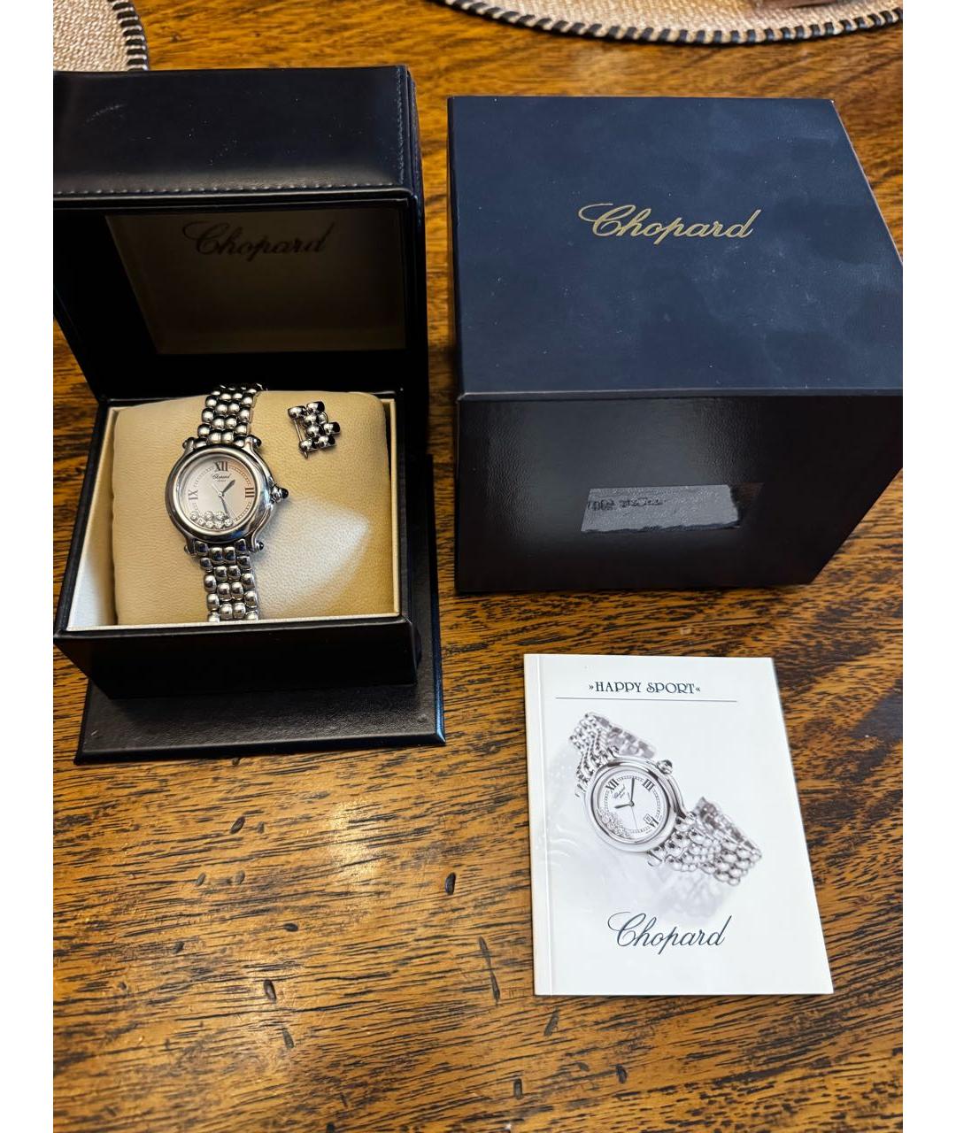 CHOPARD Серебряные металлические часы, фото 4