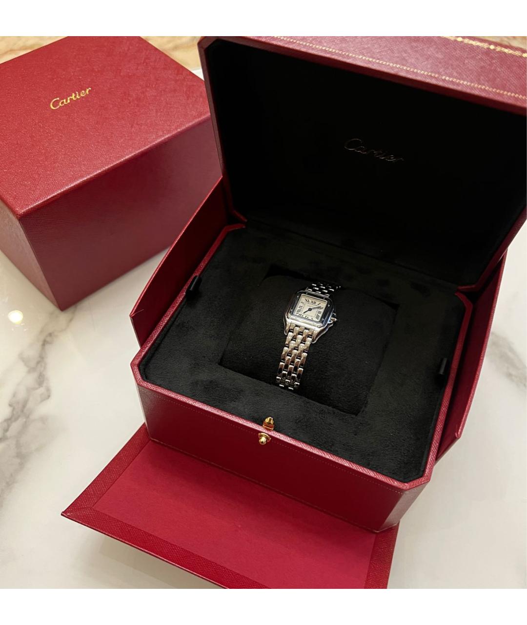 CARTIER Серебряные часы, фото 2