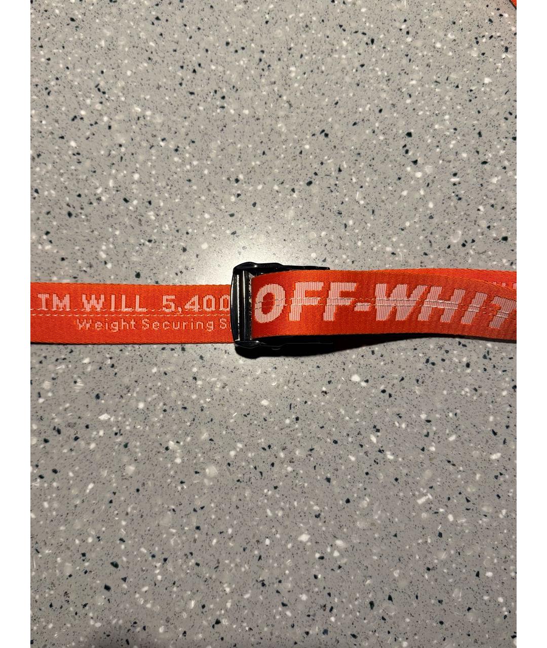 OFF-WHITE Оранжевый ремень, фото 2