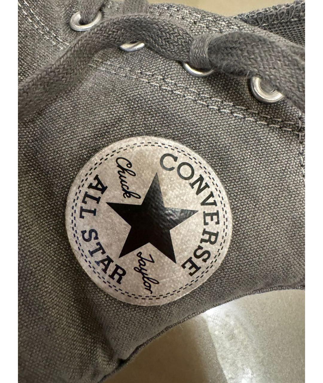 CONVERSE Антрацитовые кеды, фото 7