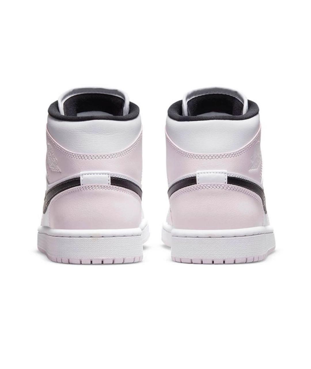 JORDAN Розовые кожаные кеды, фото 4