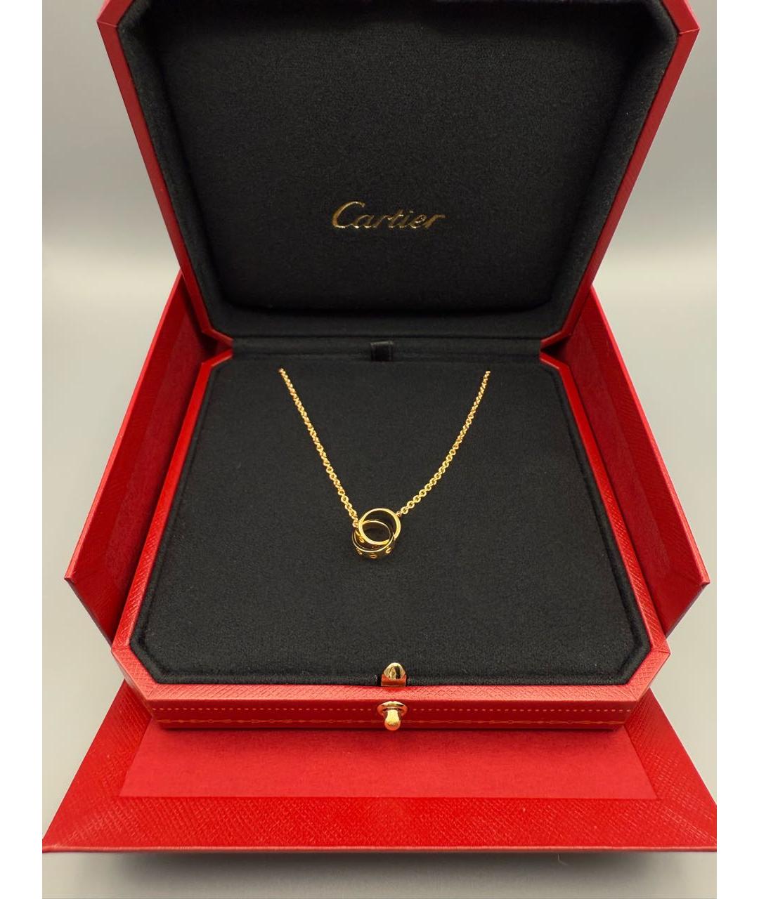 CARTIER Золотое колье из желтого золота, фото 2