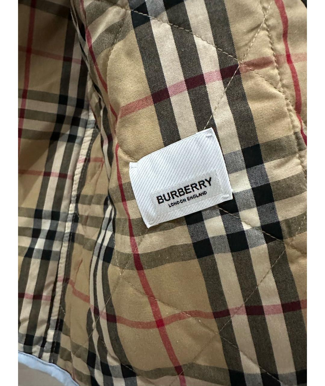 BURBERRY Голубой жилет, фото 8