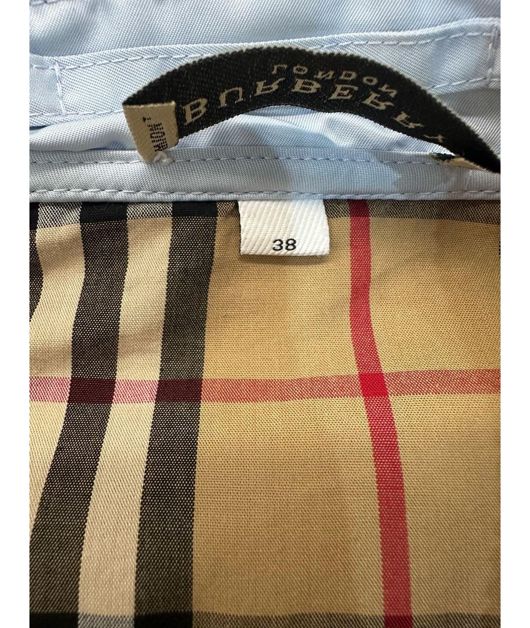 BURBERRY Голубой жилет, фото 6