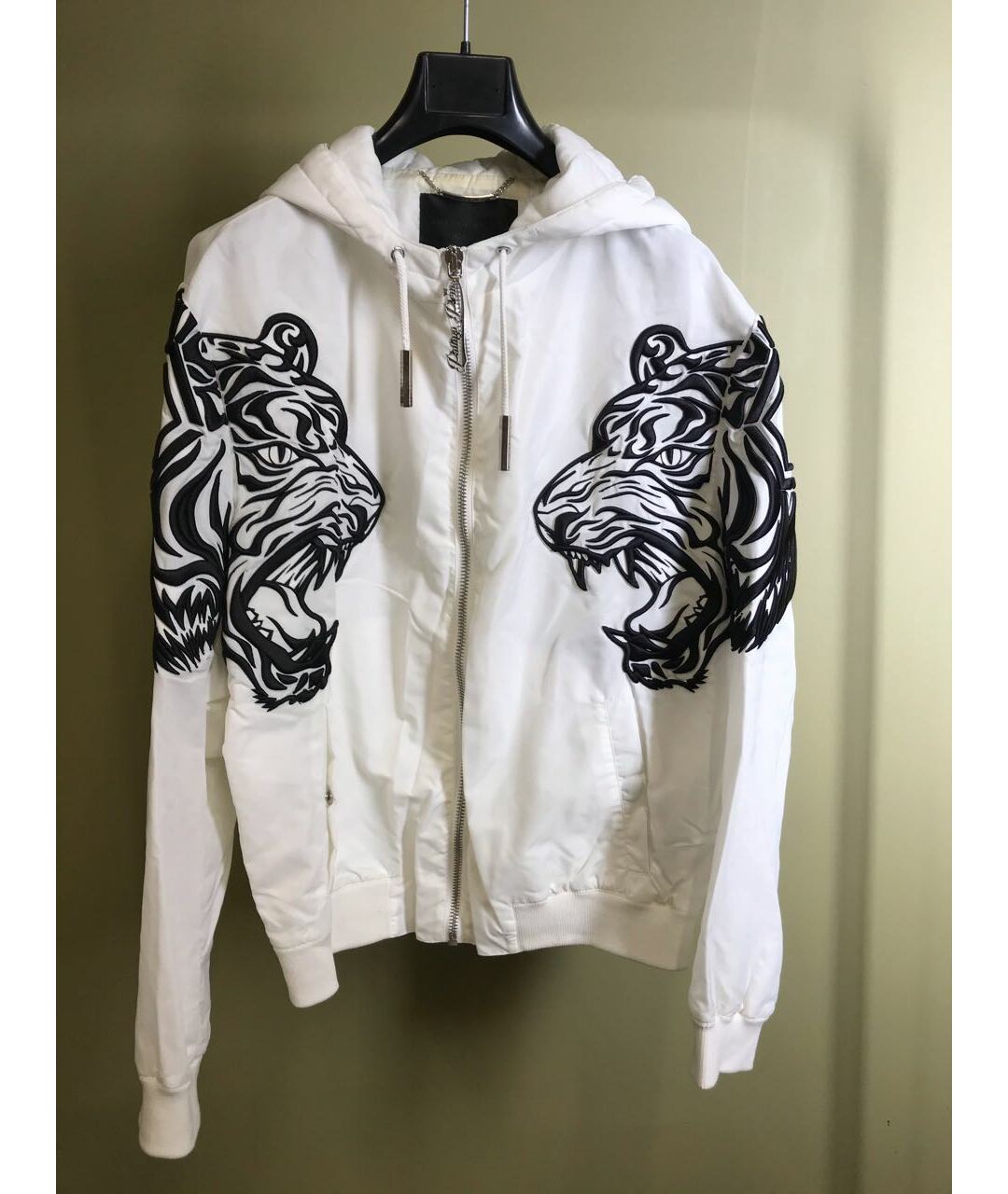 PHILIPP PLEIN Белая полиэстеровая куртка, фото 8