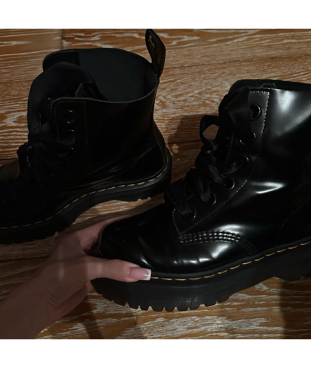 DR. MARTENS Черные ботинки, фото 3