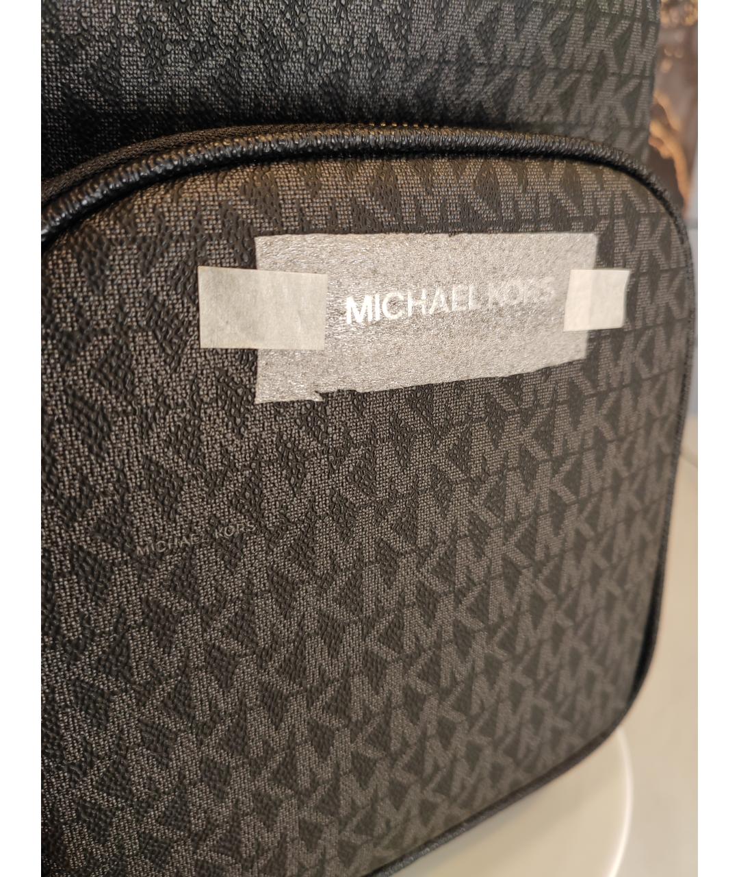 MICHAEL KORS Черный рюкзак, фото 8