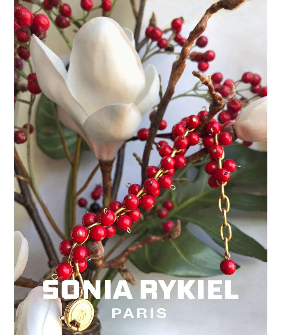 SONIA RYKIEL Золотой латунный браслет, фото 3