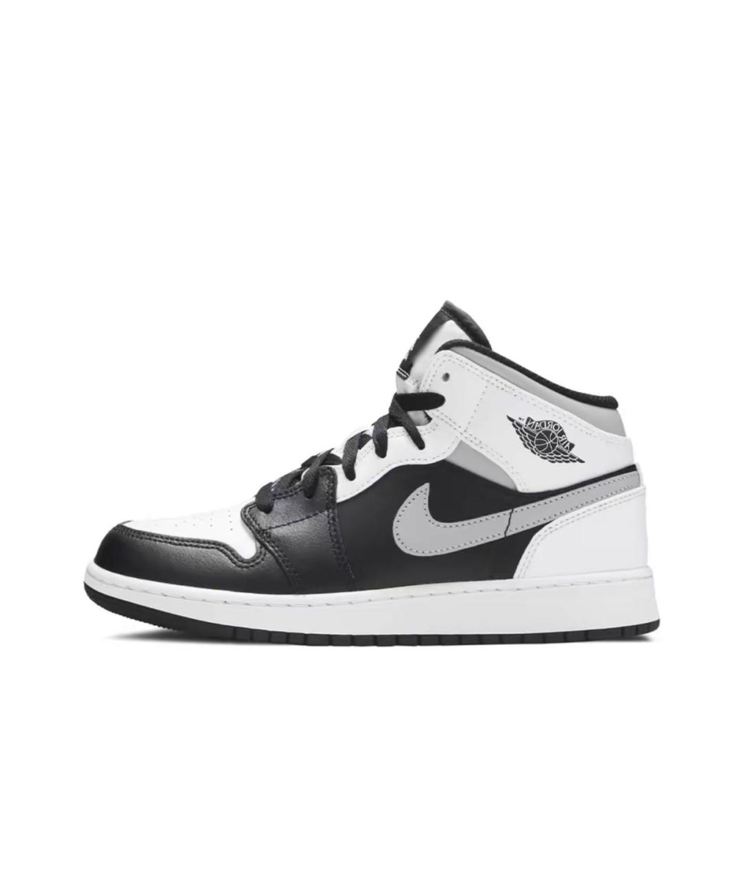 JORDAN Черные кожаные кеды, фото 5