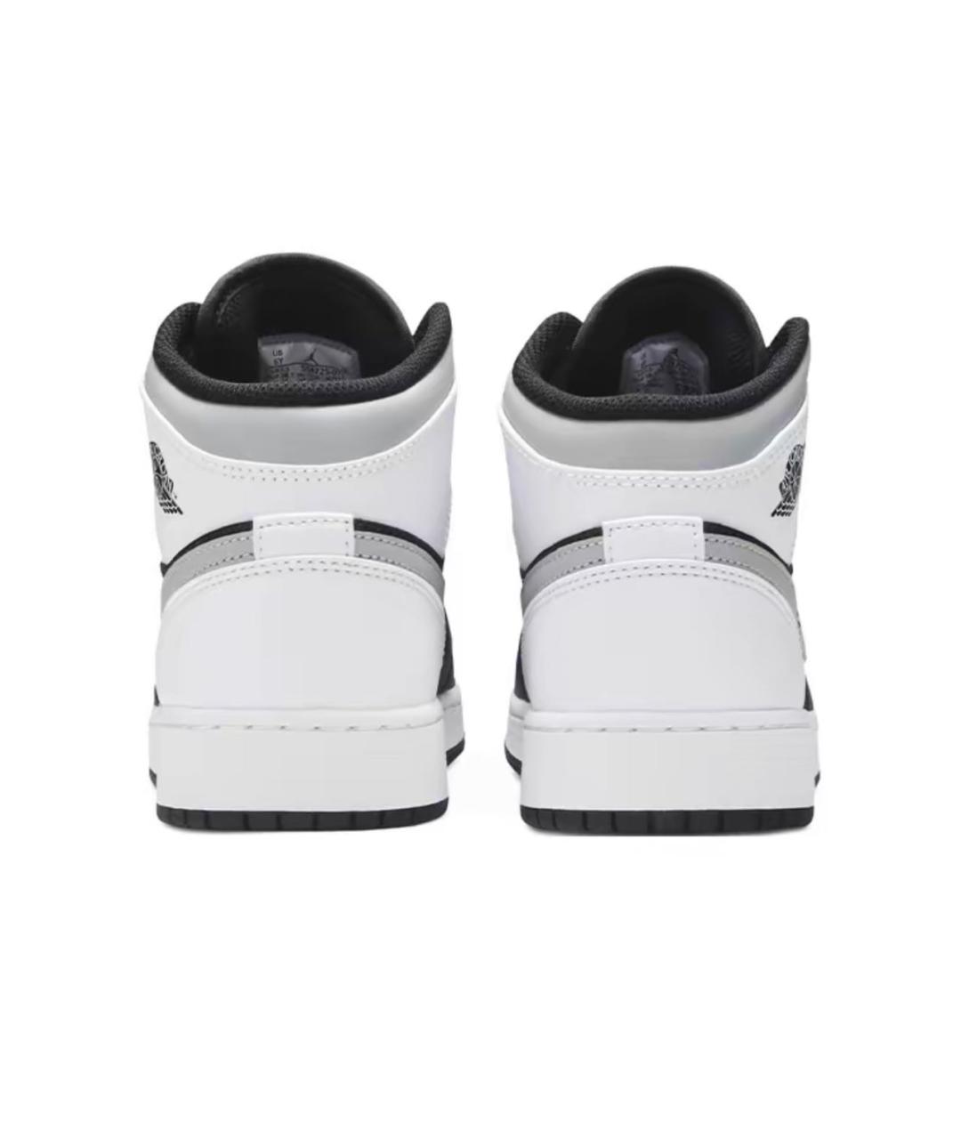 JORDAN Черные кожаные кеды, фото 3