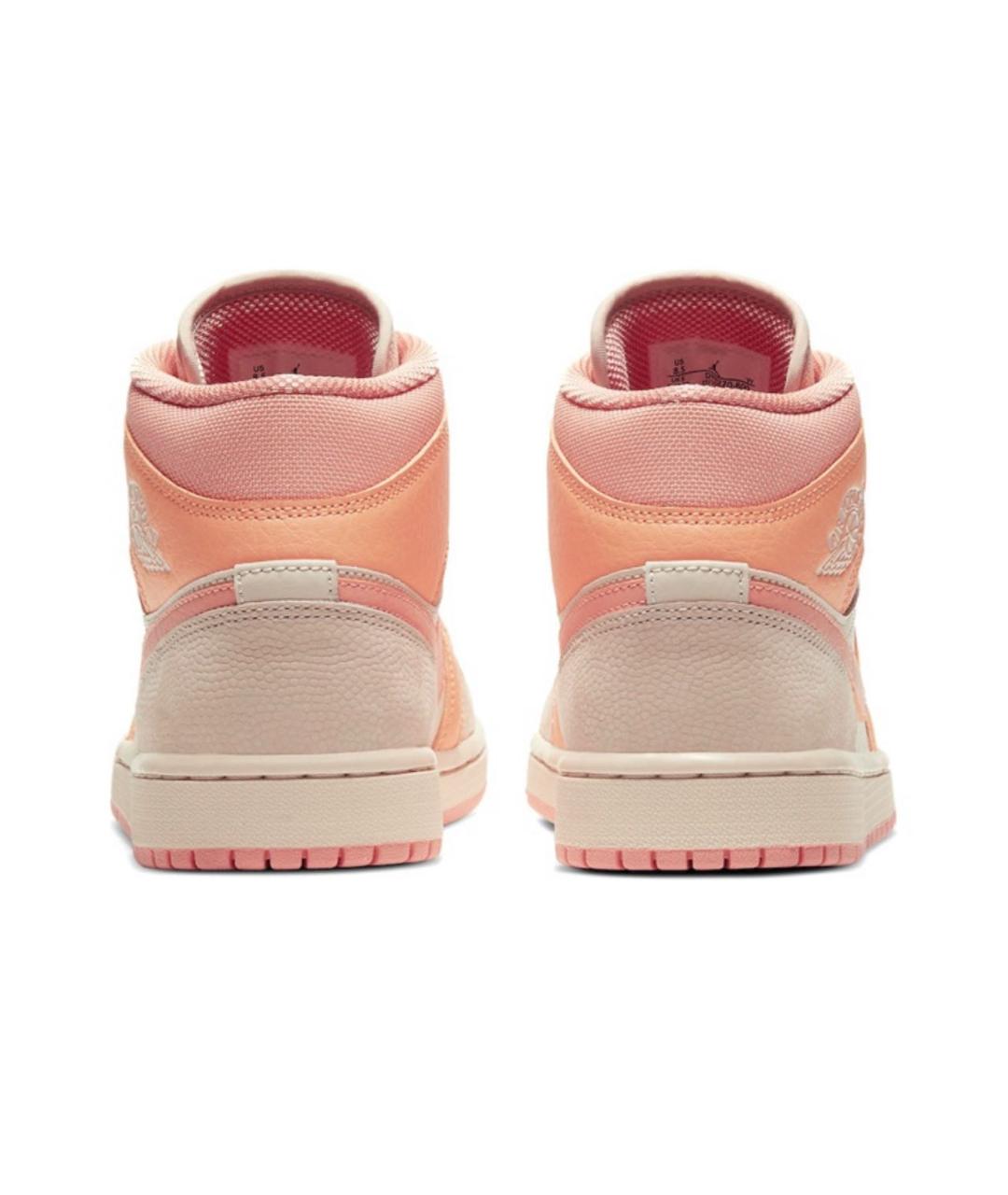 JORDAN Оранжевое замшевые кеды, фото 4