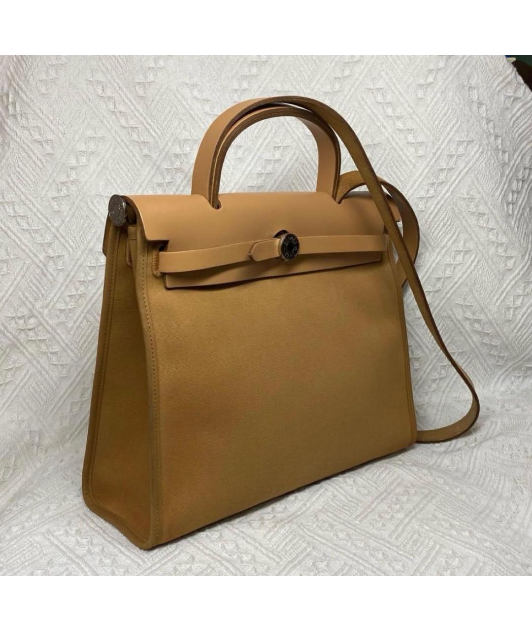 HERMES Коричневая сумка тоут, фото 2