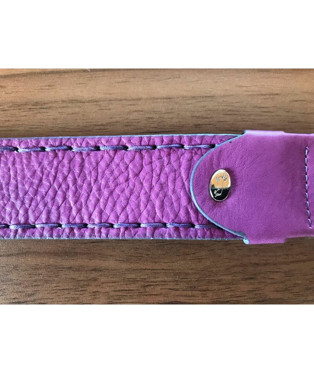 HARMONT & BLAINE JUNIOR Фиолетовый кожаный ремень, фото 5