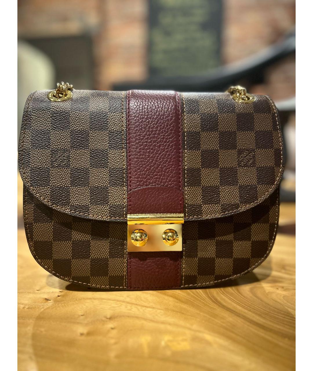 LOUIS VUITTON Коричневая сумка через плечо, фото 2