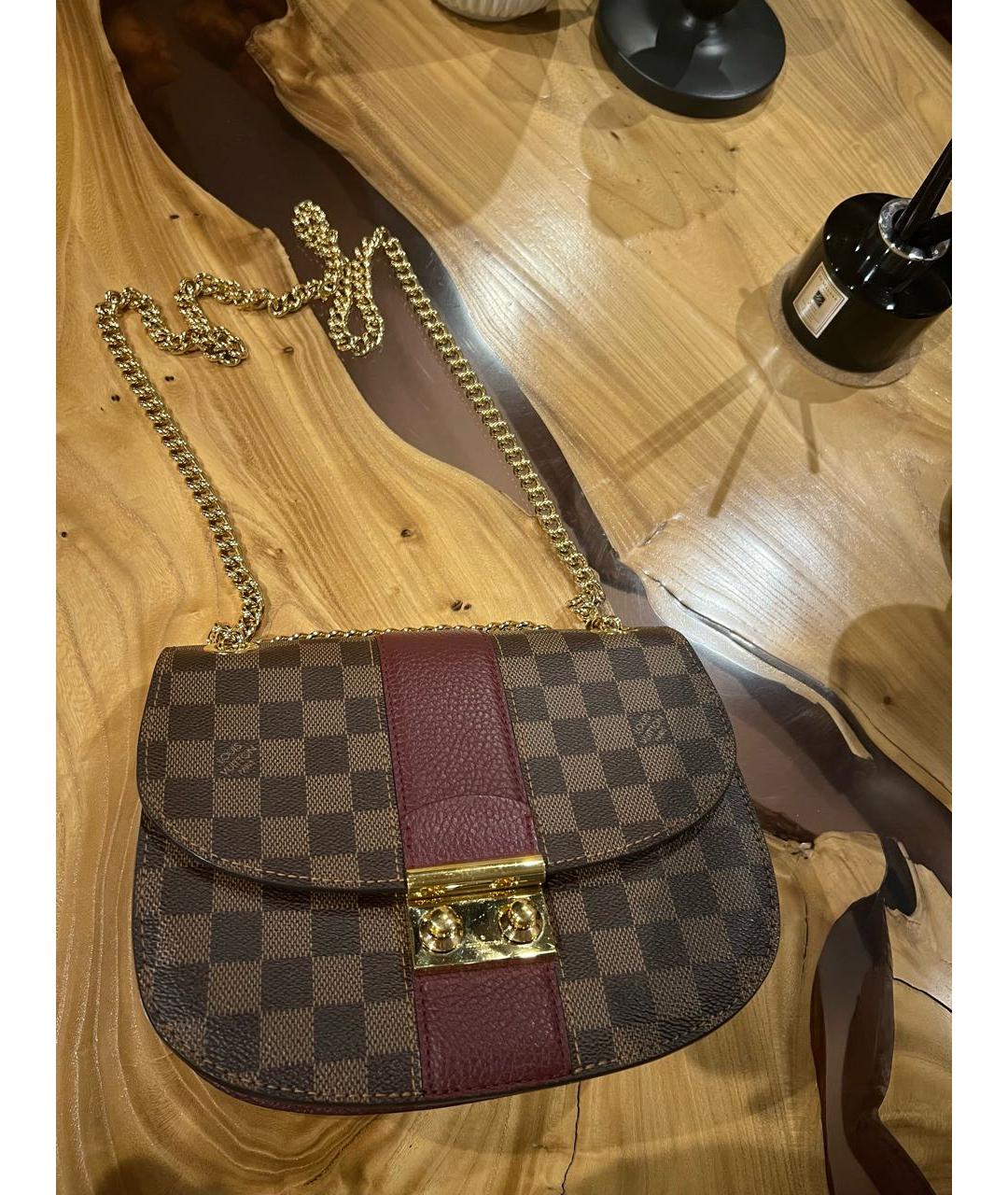 LOUIS VUITTON Коричневая сумка через плечо, фото 7