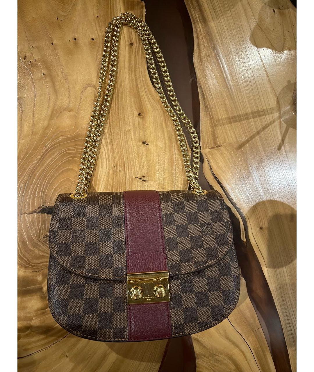 LOUIS VUITTON Коричневая сумка через плечо, фото 8