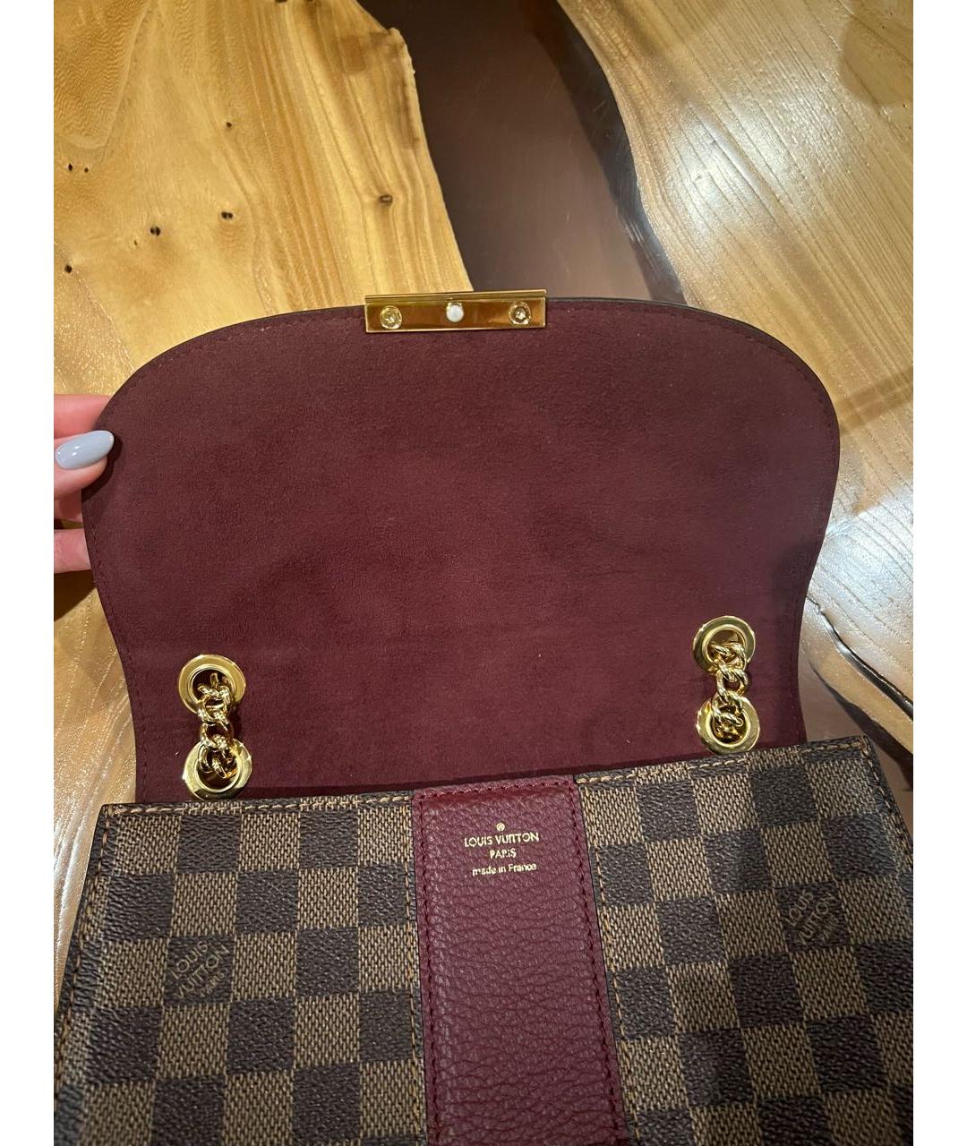 LOUIS VUITTON Коричневая сумка через плечо, фото 6