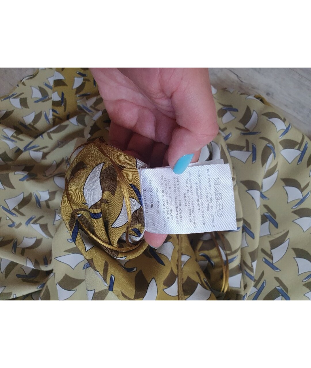 GUCCI Мульти шелковое повседневное платье, фото 9