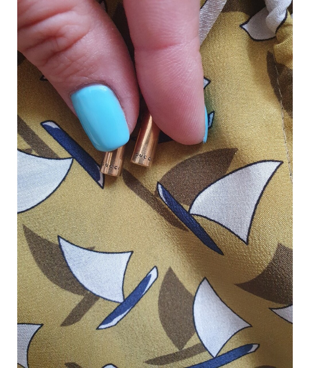 GUCCI Мульти шелковое повседневное платье, фото 5