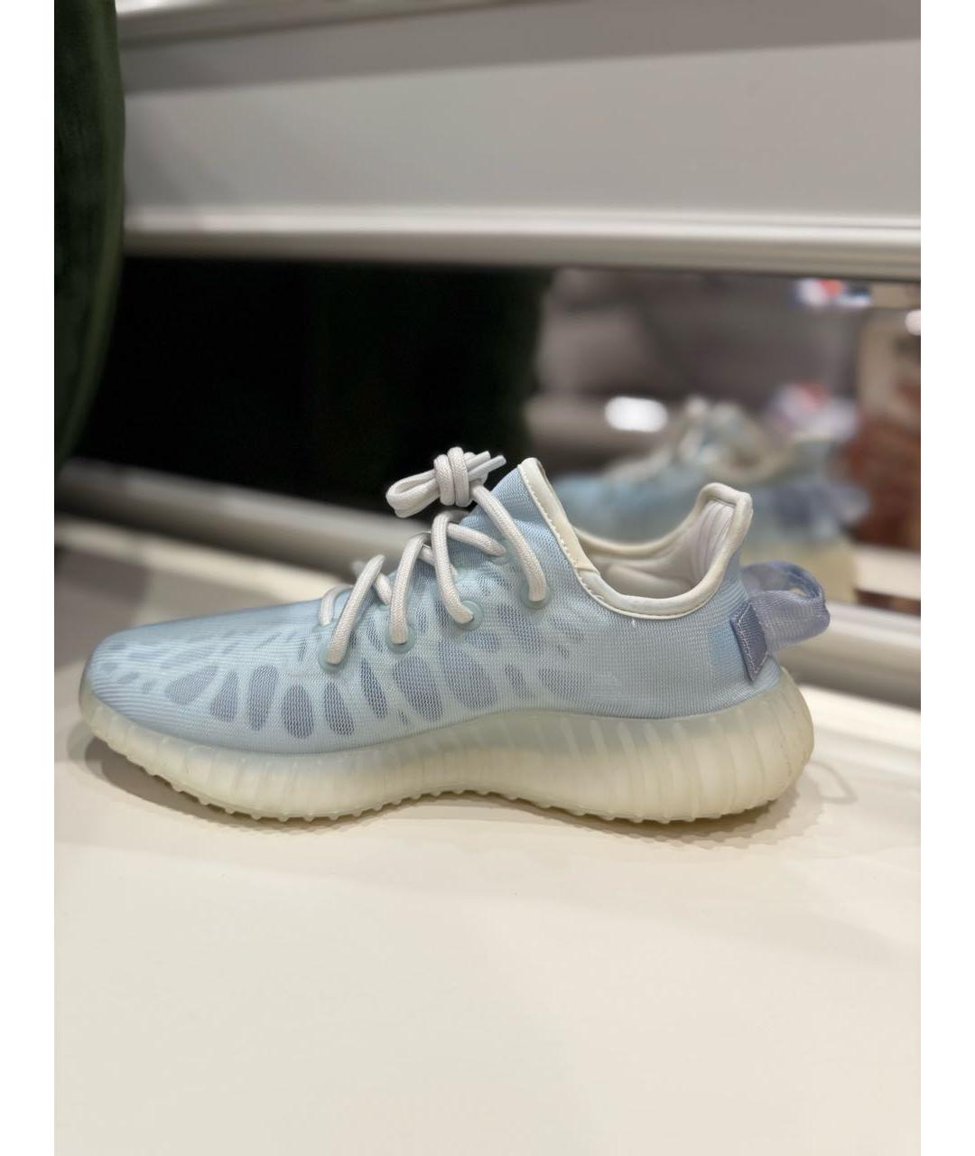 ADIDAS YEEZY Голубые кроссовки, фото 5