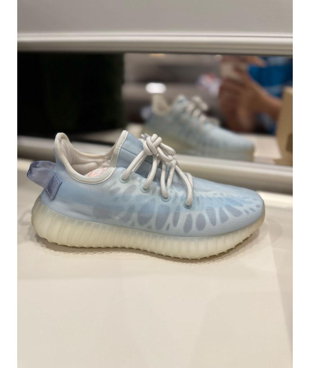 ADIDAS YEEZY Голубые кроссовки, фото 7