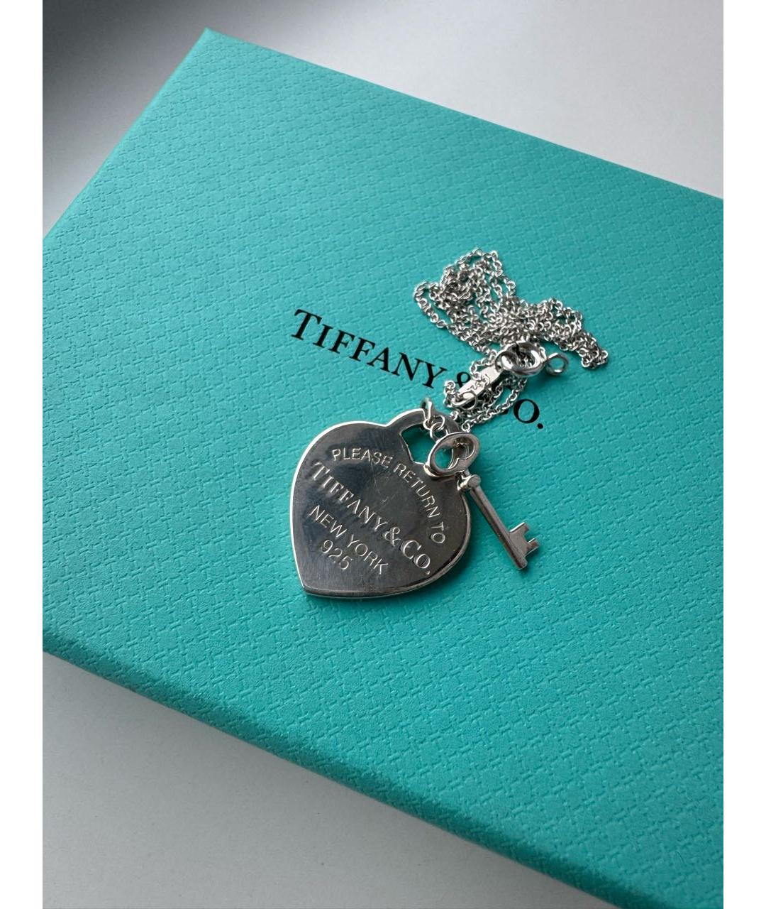 TIFFANY&CO Серебряная серебряная подвеска, фото 4