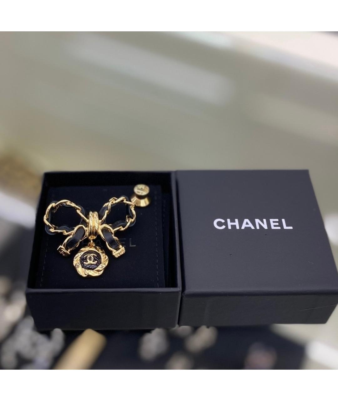 CHANEL Черная булавка / брошь, фото 2