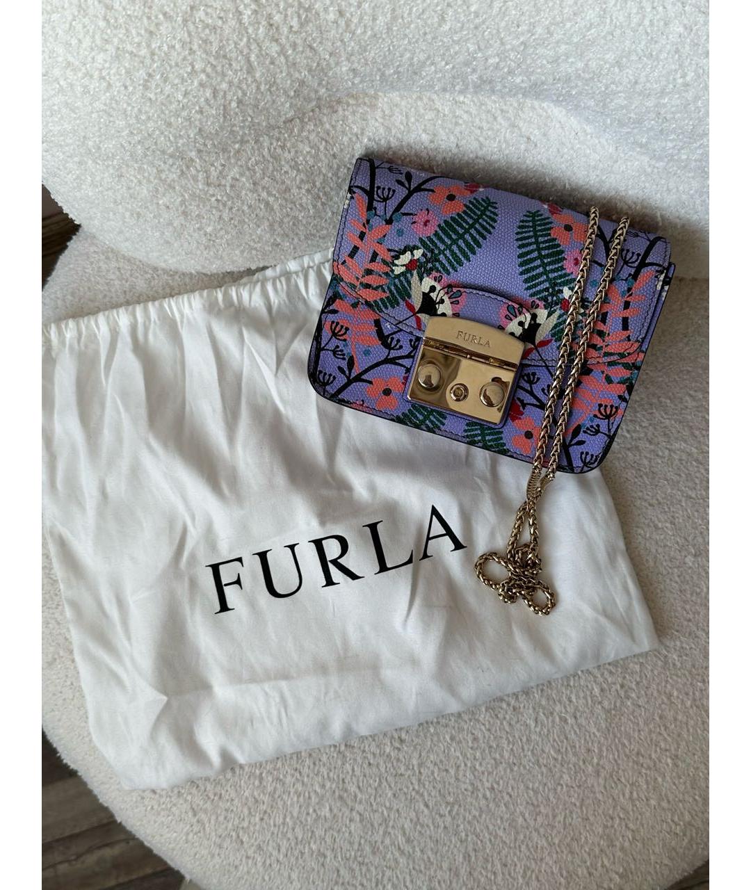 FURLA Мульти кожаная сумка через плечо, фото 8