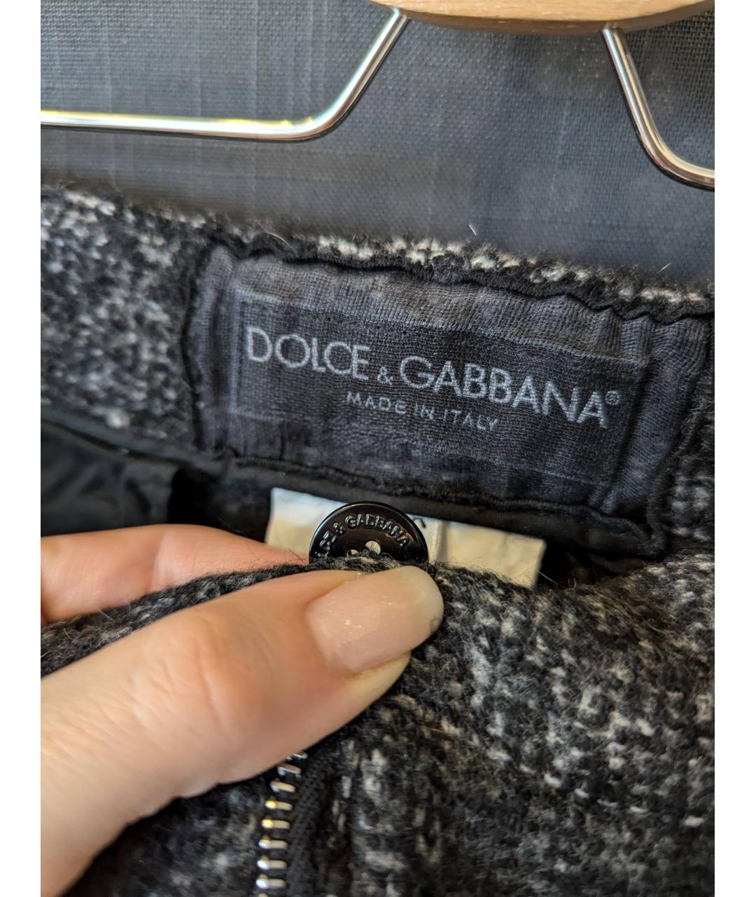 DOLCE&GABBANA Серые шерстяные шорты, фото 5