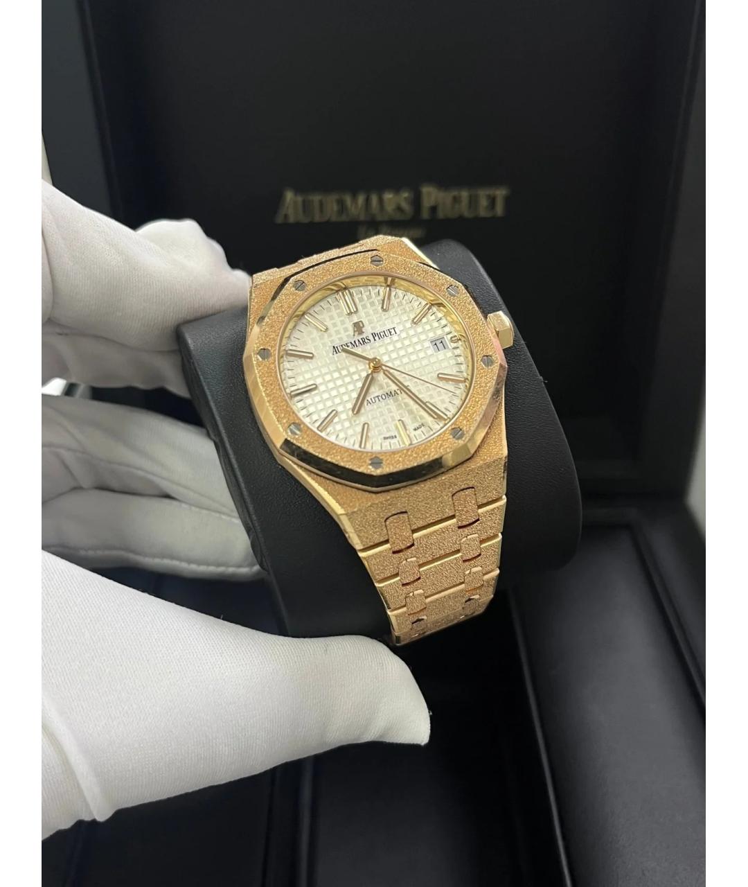 Audemars Piguet Белые часы из розового золота, фото 5