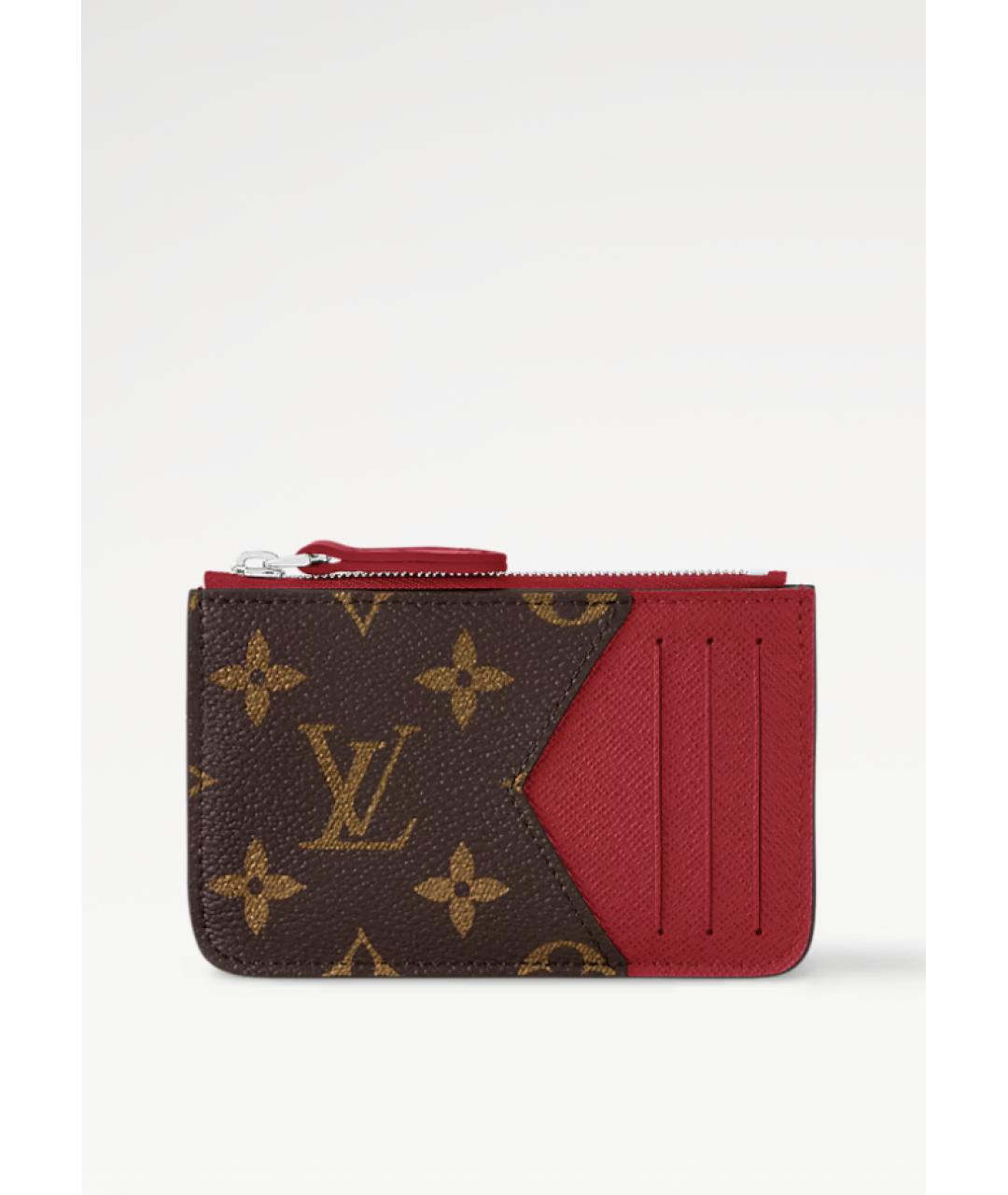 LOUIS VUITTON Красный кардхолдер, фото 4