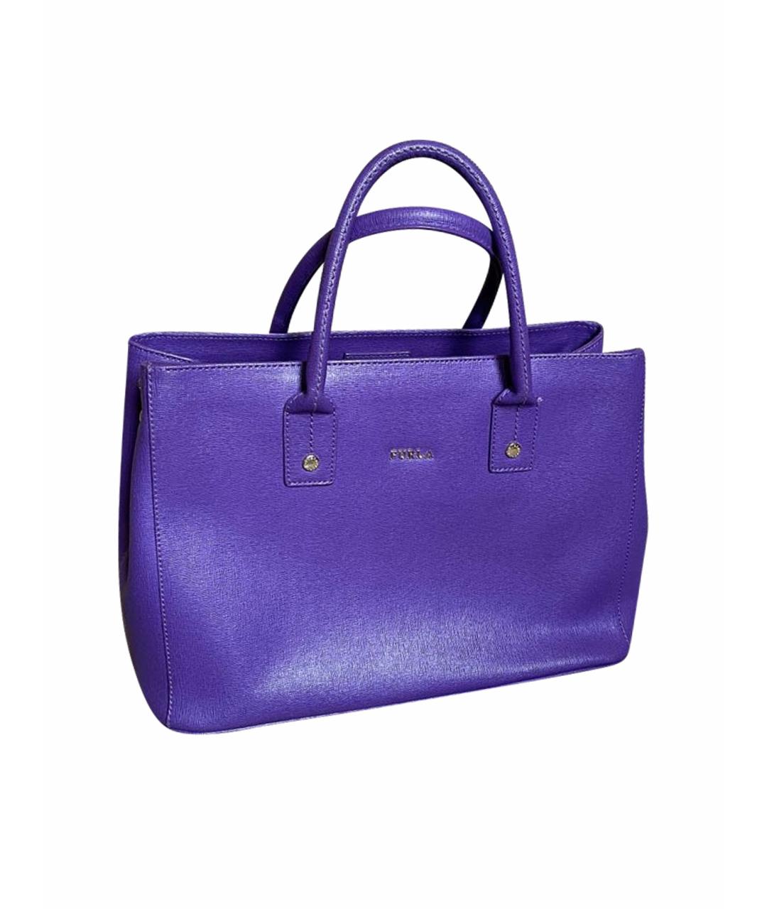 FURLA Фиолетовая сумка тоут, фото 1