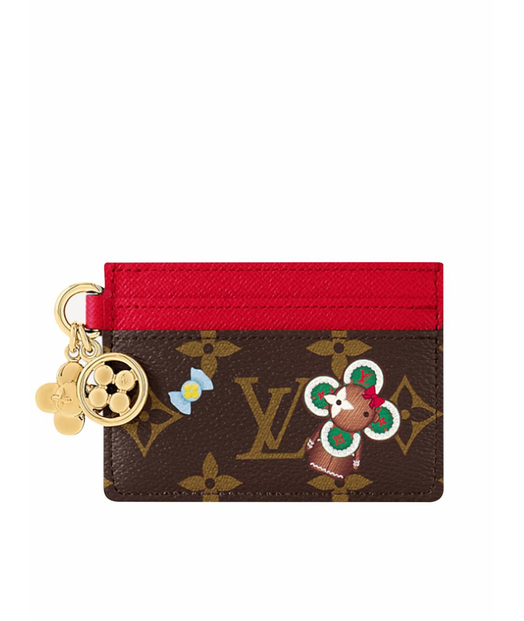 LOUIS VUITTON Красный кардхолдер, фото 1