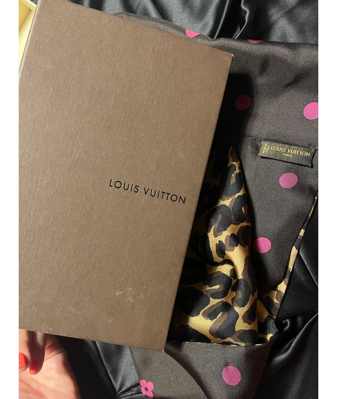 LOUIS VUITTON PRE-OWNED Мульти шелковый шарф, фото 4