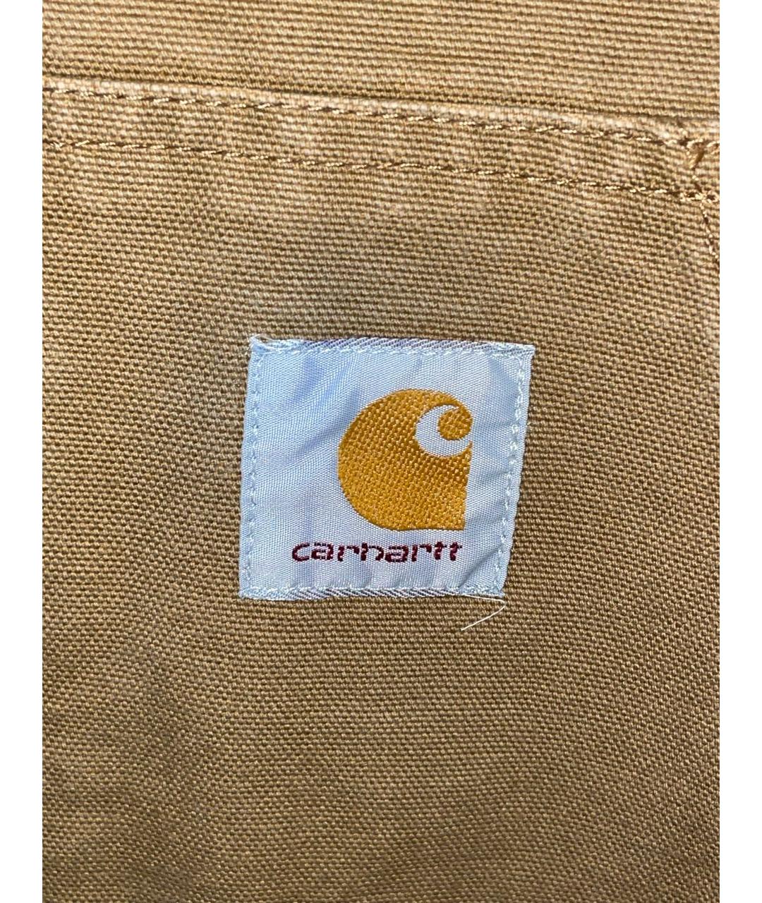 CARHARTT WIP Коричневая хлопковая куртка, фото 3