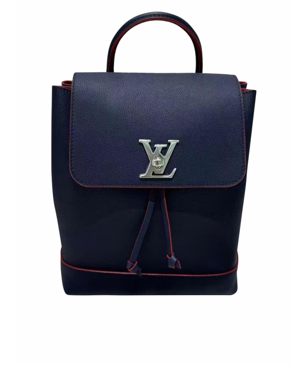 LOUIS VUITTON Голубой кожаный рюкзак, фото 1