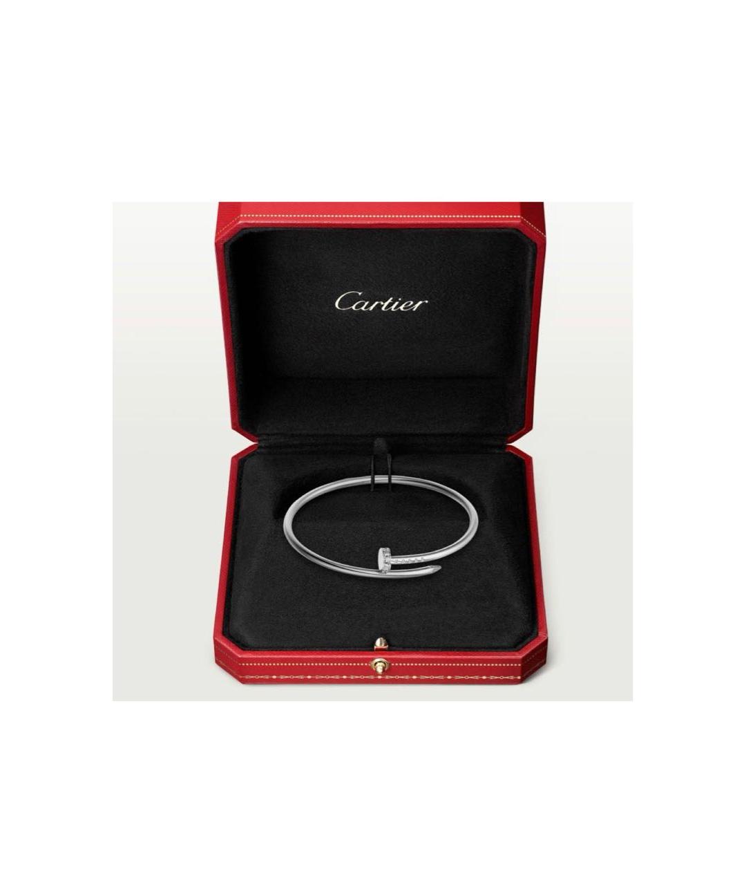 CARTIER Серебрянный браслет из белого золота, фото 3