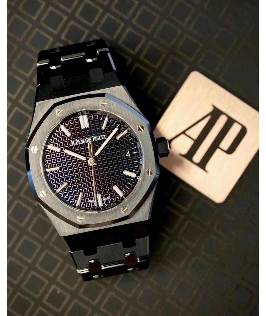 Audemars Piguet Черные керамические часы, фото 2