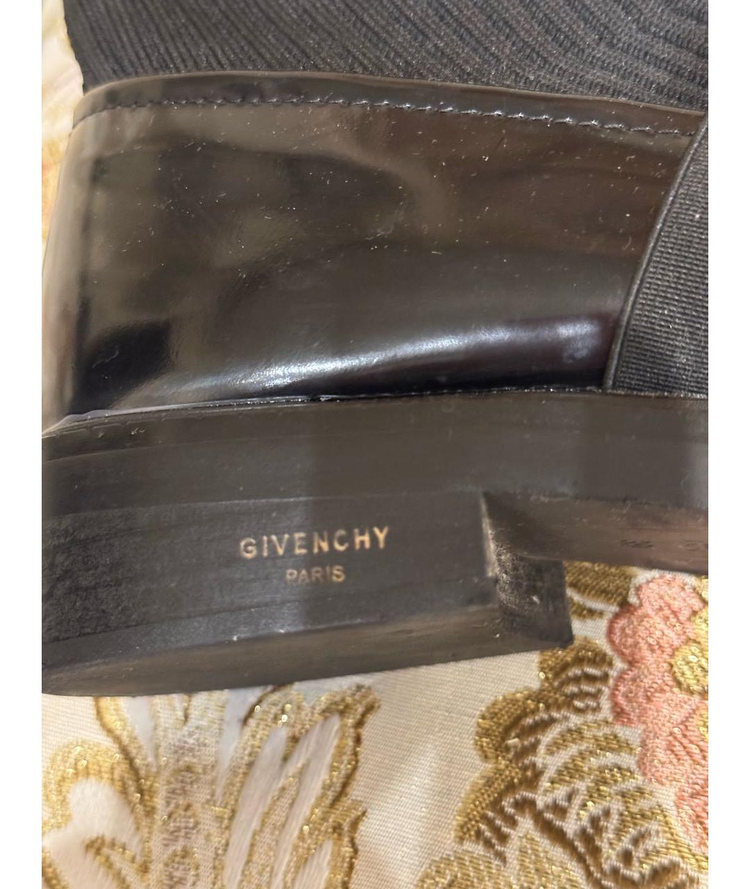 GIVENCHY Черные кожаные ботинки, фото 6