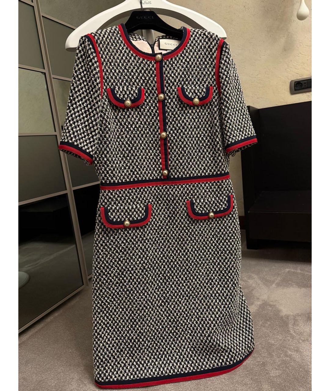 GUCCI Мульти платье, фото 4